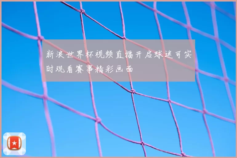 新浪世界杯视频直播开启球迷可实时观看赛事精彩画面